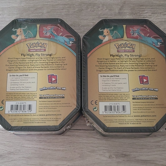 Dragonite and Salamence Tins!!! - Picture 2 of 2